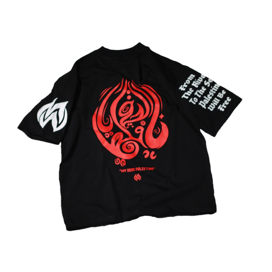 Free Palestine T-shirt Black